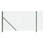 Cerca de alambre con brida verde 0,8x10 m de vidaXL, Paneles de vallas - Ref: Foro24-154144, Precio: 71,38 €, Descuento: %