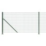 Cerca de alambre con brida verde 1x10 m de vidaXL, Paneles de vallas - Ref: Foro24-154145, Precio: 77,73 €, Descuento: %