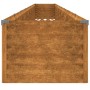 Jardinera acero corten 770x50x36 cm en Macetas y jardineras | Comprar online en Foru.es