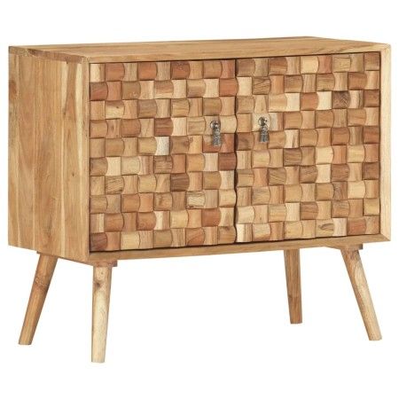 Aparador de madera maciza de acacia 75x35x65 cm de vidaXL, Aparadores - Ref: Foro24-287439, Precio: 203,73 €, Descuento: %