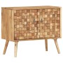 Aparador de madera maciza de acacia 75x35x65 cm de vidaXL, Aparadores - Ref: Foro24-287439, Precio: 203,73 €, Descuento: %