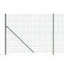 Cerca de alambre con brida verde 2x25 m de vidaXL, Paneles de vallas - Ref: Foro24-154174, Precio: 246,55 €, Descuento: %