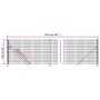 Cerca de alambre con brida verde 1x25 m de vidaXL, Paneles de vallas - Ref: Foro24-154153, Precio: 146,07 €, Descuento: %