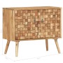 Aparador de madera maciza de acacia 75x35x65 cm de vidaXL, Aparadores - Ref: Foro24-287439, Precio: 203,73 €, Descuento: %