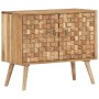 Aparador de madera maciza de acacia 75x35x65 cm de vidaXL, Aparadores - Ref: Foro24-287439, Precio: 203,73 €, Descuento: %