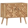 Aparador de madera maciza de acacia 75x35x65 cm de vidaXL, Aparadores - Ref: Foro24-287439, Precio: 203,73 €, Descuento: %