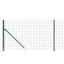 Cerca de alambre con brida verde 1,1x10 m de vidaXL, Paneles de vallas - Ref: Foro24-154178, Precio: 76,07 €, Descuento: %