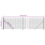 Cerca de alambre con brida verde 1,1x25 m de vidaXL, Paneles de vallas - Ref: Foro24-154170, Precio: 149,99 €, Descuento: %