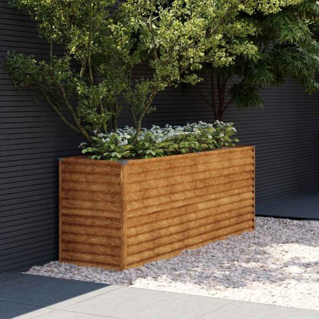 Jardinera elevada 196x50x69 cm acero corten en Macetas y jardineras | Comprar online en Foru.es