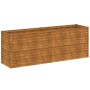 Jardinera elevada 196x50x69 cm acero corten en Macetas y jardineras | Comprar online en Foru.es