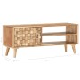 Mueble para TV de madera maciza de acacia 100x35x40 cm de vidaXL, Muebles TV - Ref: Foro24-287442, Precio: 142,95 €, Descuent...