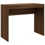 Escritorio de madera contrachapada marrón roble 90x40x72 cm de vidaXL, Escritorios - Ref: Foro24-815305, Precio: 50,71 €, Des...