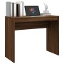 Escritorio de madera contrachapada marrón roble 90x40x72 cm de vidaXL, Escritorios - Ref: Foro24-815305, Precio: 50,71 €, Des...
