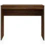 Escritorio de madera contrachapada marrón roble 90x40x72 cm de vidaXL, Escritorios - Ref: Foro24-815305, Precio: 51,01 €, Des...