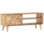 Mueble para TV de madera maciza de acacia 100x35x40 cm de vidaXL, Muebles TV - Ref: Foro24-287442, Precio: 142,95 €, Descuent...
