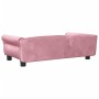 Cama para perros de terciopelo rosa 95x55x30 cm de vidaXL, Camas para perros - Ref: Foro24-171813, Precio: 88,32 €, Descuento: %