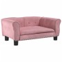 Cama para perros de terciopelo rosa 70x45x30 cm de vidaXL, Camas para perros - Ref: Foro24-171827, Precio: 66,88 €, Descuento: %