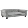 Cama para perros de terciopelo gris claro 95x55x30 cm de vidaXL, Camas para perros - Ref: Foro24-171811, Precio: 104,83 €, De...
