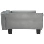 Cama para perros de terciopelo gris claro 95x55x30 cm de vidaXL, Camas para perros - Ref: Foro24-171811, Precio: 104,83 €, De...