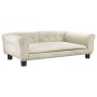 Cama para perros de terciopelo crema 95x55x30 cm de vidaXL, Camas para perros - Ref: Foro24-171816, Precio: 84,34 €, Descuent...