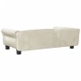 Cama para perros de terciopelo crema 95x55x30 cm de vidaXL, Camas para perros - Ref: Foro24-171816, Precio: 84,34 €, Descuent...