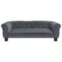 Cama para perros de terciopelo gris oscuro 95x55x30 cm de vidaXL, Camas para perros - Ref: Foro24-171812, Precio: 97,73 €, De...