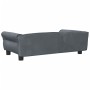 Cama para perros de terciopelo gris oscuro 95x55x30 cm de vidaXL, Camas para perros - Ref: Foro24-171812, Precio: 97,73 €, De...
