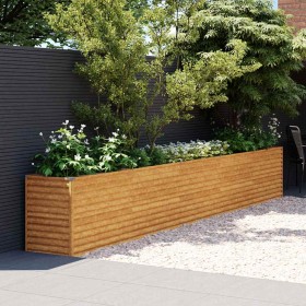 Jardinera elevada 482x50x69 cm Acero Corten en Macetas y jardineras | Comprar online en Foru.es