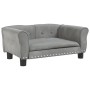 Cama para perros de terciopelo gris claro 70x45x30 cm de vidaXL, Camas para perros - Ref: Foro24-171825, Precio: 80,26 €, Des...