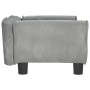 Cama para perros de terciopelo gris claro 70x45x30 cm de vidaXL, Camas para perros - Ref: Foro24-171825, Precio: 80,26 €, Des...