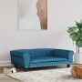 Cama para perros de terciopelo azul 95x55x30 cm de vidaXL, Camas para perros - Ref: Foro24-171810, Precio: 100,73 €, Descuent...