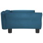 Cama para perros de terciopelo azul 95x55x30 cm de vidaXL, Camas para perros - Ref: Foro24-171810, Precio: 100,73 €, Descuent...