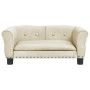 Cama para perros de terciopelo crema 70x45x30 cm de vidaXL, Camas para perros - Ref: Foro24-171830, Precio: 65,95 €, Descuent...