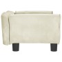 Cama para perros de terciopelo crema 70x45x30 cm de vidaXL, Camas para perros - Ref: Foro24-171830, Precio: 65,95 €, Descuent...