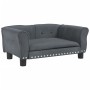 Cama para perros de terciopelo gris oscuro 70x45x30 cm de vidaXL, Camas para perros - Ref: Foro24-171826, Precio: 80,47 €, De...