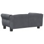 Cama para perros de terciopelo gris oscuro 70x45x30 cm de vidaXL, Camas para perros - Ref: Foro24-171826, Precio: 80,47 €, De...