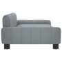 Cama para perros de tela gris claro 90x53x30 cm de vidaXL, Camas para perros - Ref: Foro24-171847, Precio: 95,75 €, Descuento: %
