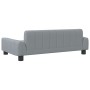 Cama para perros de tela gris claro 90x53x30 cm de vidaXL, Camas para perros - Ref: Foro24-171847, Precio: 95,75 €, Descuento: %