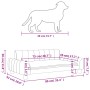 Cama para perros de tela gris claro 90x53x30 cm de vidaXL, Camas para perros - Ref: Foro24-171847, Precio: 95,75 €, Descuento: %