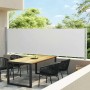 Toldo lateral retráctil para patio crema 140x600 cm en Sombrillas | Comprar online en Foru.es