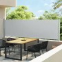 Toldo lateral retráctil para patio gris 140x600 cm en Sombrillas | Comprar online en Foru.es