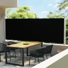 Toldo lateral retráctil para patio negro 600x160 cm en Sombrillas | Comprar online en Foru.es