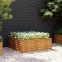 Jardinera acero corten 100x100x36 cm en Macetas y jardineras | Comprar online en Foru.es
