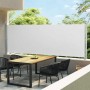 Toldo lateral retráctil para patio crema 600x160 cm en Sombrillas | Comprar online en Foru.es