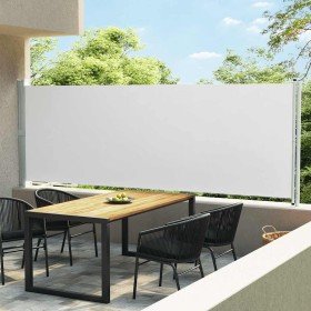 Toldo lateral retráctil para patio crema 600x160 cm en Sombrillas | Comprar online en Foru.es