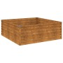 Jardinera acero corten 100x100x36 cm en Macetas y jardineras | Comprar online en Foru.es