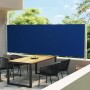 Toldo lateral retráctil para patio azul 600x160 cm en Sombrillas | Comprar online en Foru.es