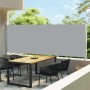 Toldo lateral retráctil para patio gris 600x160 cm en Sombrillas | Comprar online en Foru.es