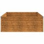 Jardinera acero corten 100x100x36 cm en Macetas y jardineras | Comprar online en Foru.es
