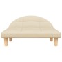 Cama para perros de tela crema 70x52x30 cm de vidaXL, Camas para perros - Ref: Foro24-171932, Precio: 73,43 €, Descuento: %